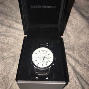 Silver Emporio Armani Watch